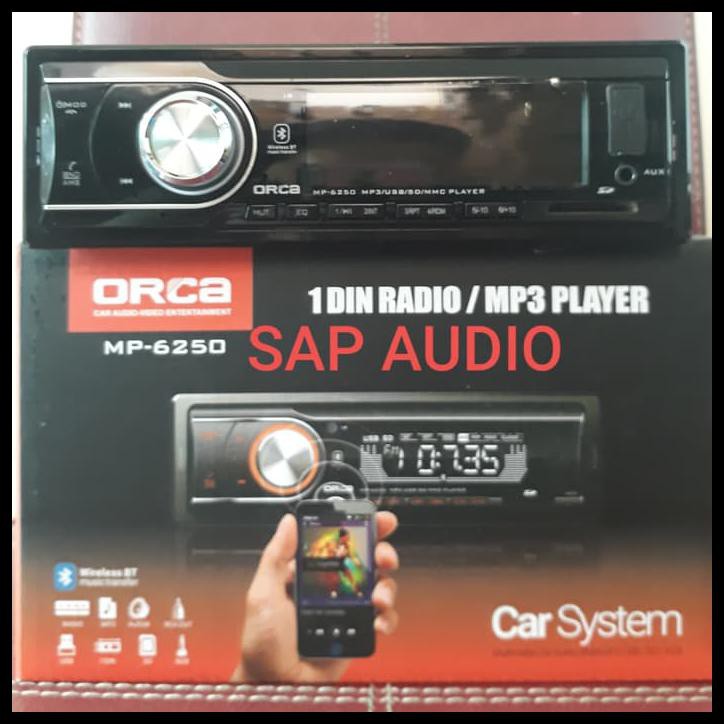 Head unit orca MP-6250 single din orca mp-6250