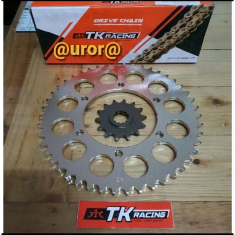 gear set ninja 250 karbu ninja 250 fi z 250 tk racing original
