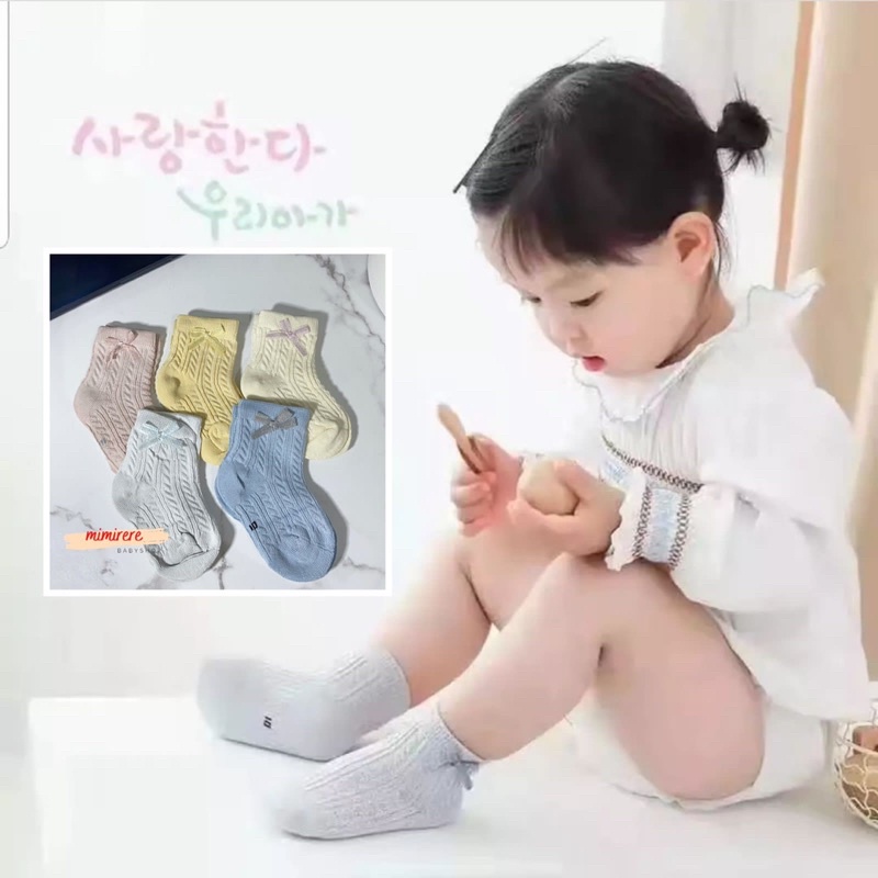 Kaos kaki Renda Bayi Anak | Kaoskaki Renda Baby Lucu Lembut Korea