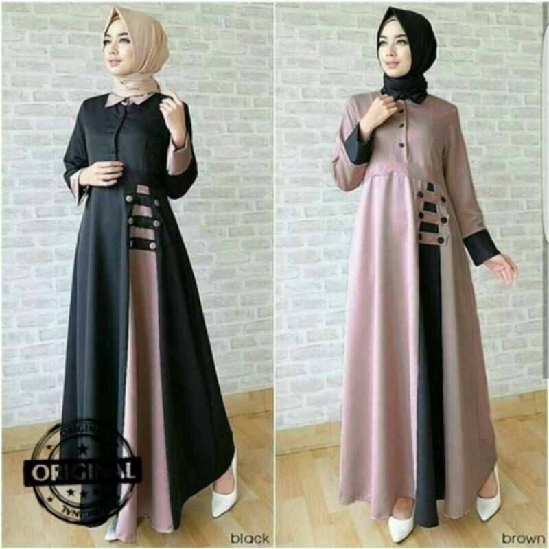 Afida dress pakaian wanita fashion muslim remaja