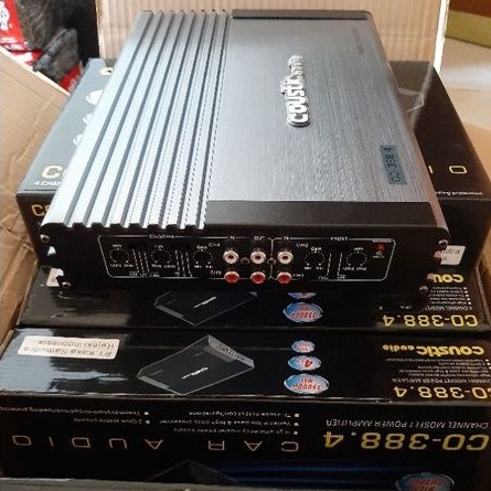 POWER COUSTIC CO 388.4 POWER AMPLIFIER 4 Chanel HIGH QUALITY LOW BUDGET
