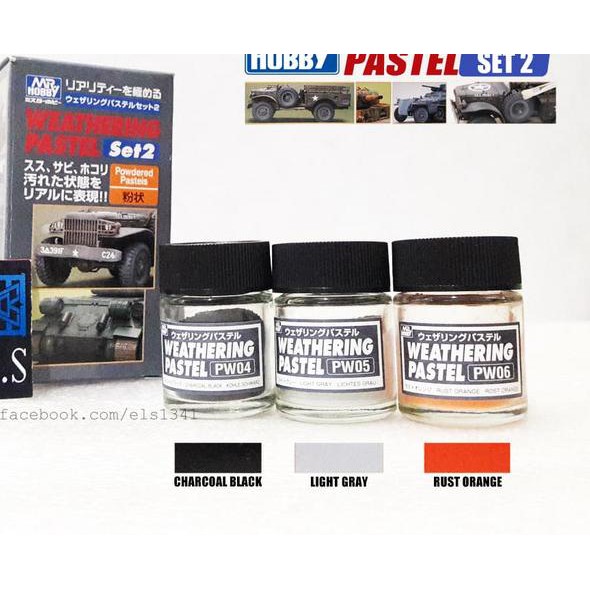 

Mr Hobby Weathering Pastel Set 2 ( PP 102 ) ♪
