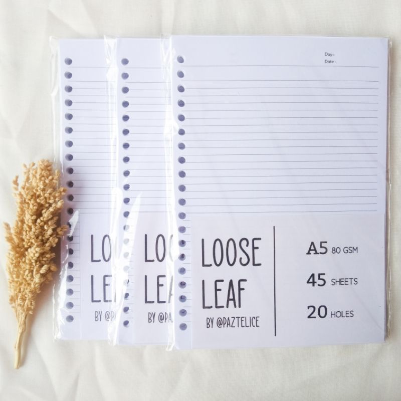

LOOSE LEAF (UPDATED)