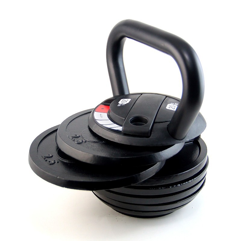 Adjustable Kettlebell 10Kg/Pembentuk Otot Lengan Kettlebell 20lbs/Alat Fitness Pemberat Tangan F213