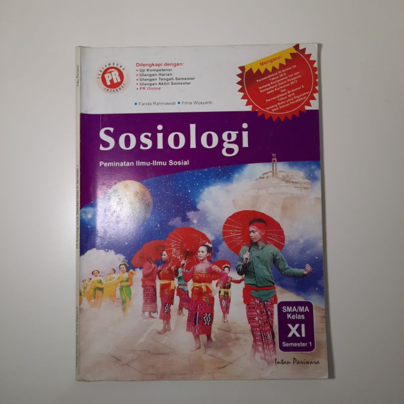 Buku LKS SMA Sosiologi Kelas 11 Semester 1 Intan Pariwara