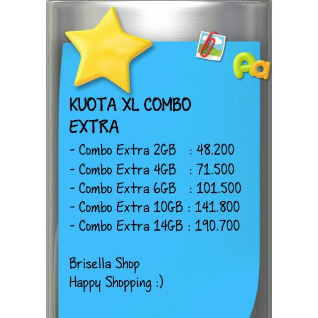 PROMO KUOTA XL COMBO EXTRA