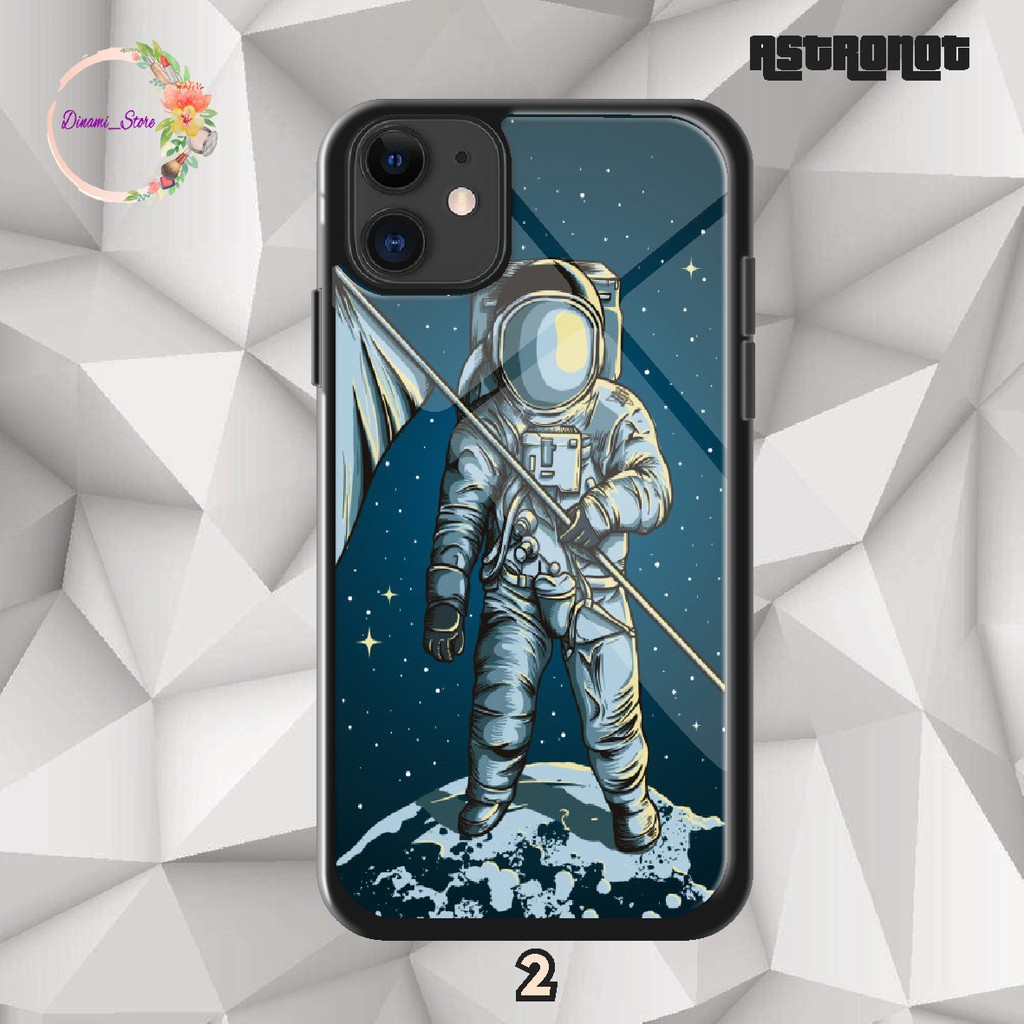 Hardcase 2D glossy astronot OPPO A1K A33 A37 F1 F1+ F1S A59 F3 F7 F11 PRO A5 A9 A53 DST1970