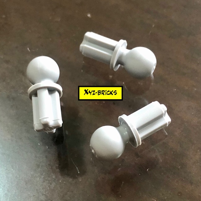 LEGO PARTS 4211375 - Technic Ball with Cross Axle Medium Stone Grey - LBG