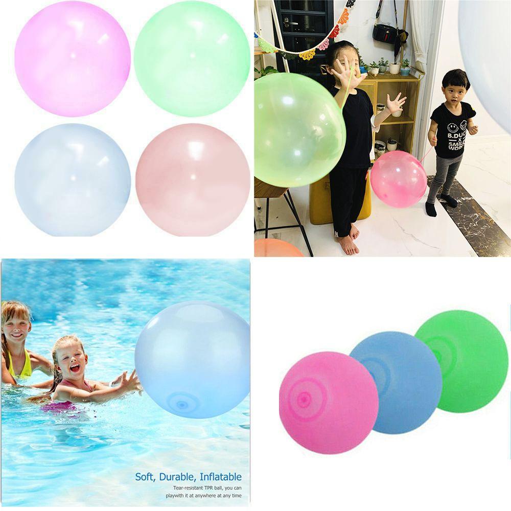 [Elegan] Bubble Balls Stretch Tahan Lama Karet Interaktif Balon Olahraga Super Amazing