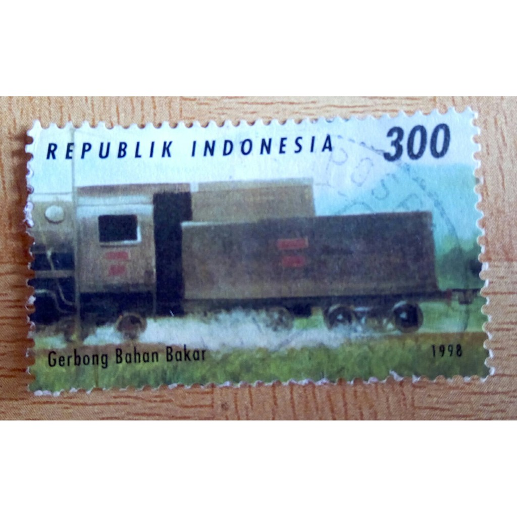 

Perangko Indonesia seri Gerbong Bahan Bakar 1998