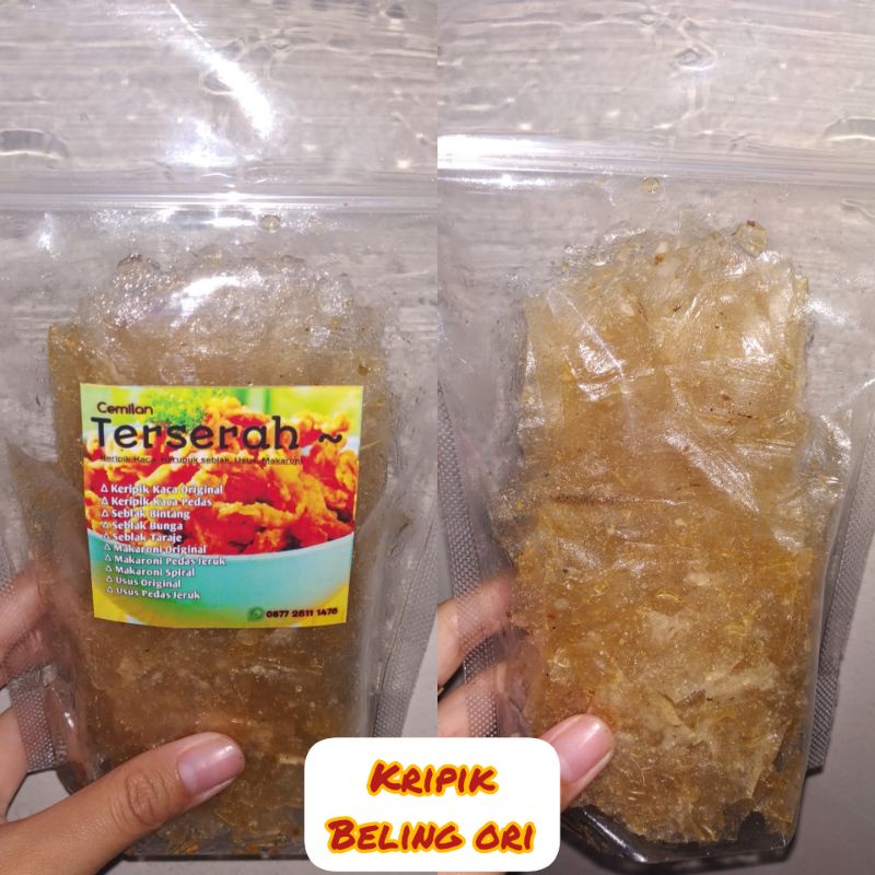

Kripca / Keripik Kaca / Keripik Beling 115g