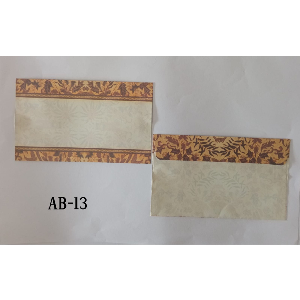 

Blangko Amplop Motif AB-13 Murah Isi 50