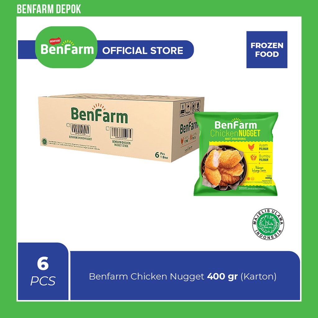 

Benfarm Chicken Nugget 400gr (Karton)