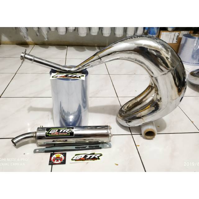 Knalpot RX-KING Udang atas full croom @_TR RACING