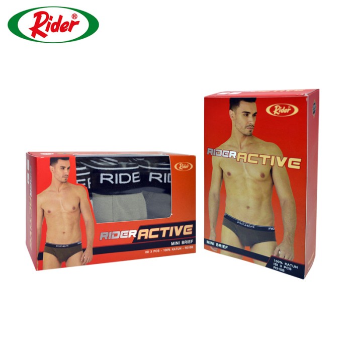 Celana Dalam Pria Rider Active R315B ( isi 3 pcs )