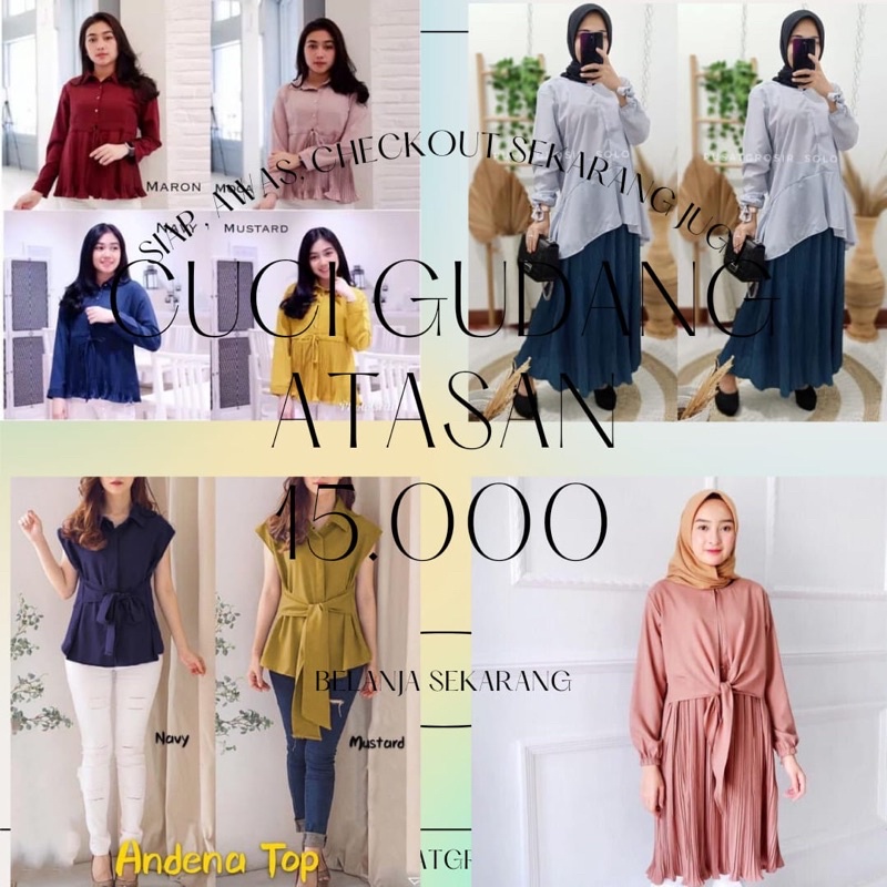 Cuci Gudang Atasan 15.000 Promo Shopee Mantul Sale