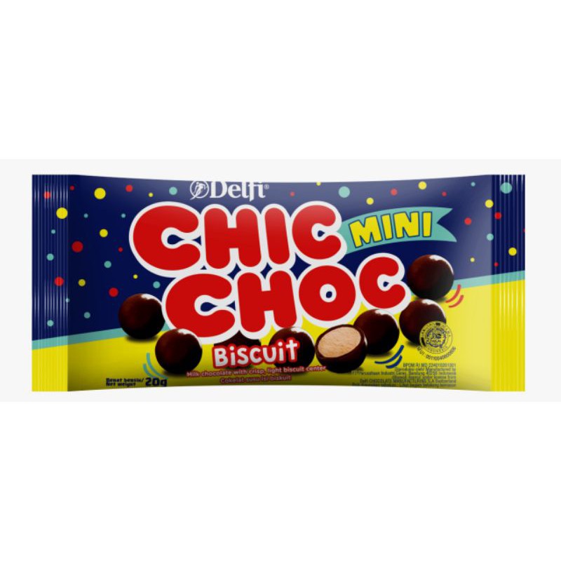 

Delfi Chic Choc Biscuit mini 20gr PROMO! HALAL!!