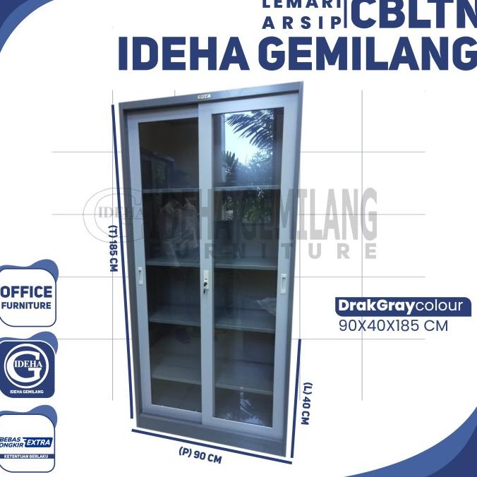 

BOLEH DROPSHIP Lemari Arsip Pintu Geser Kaca