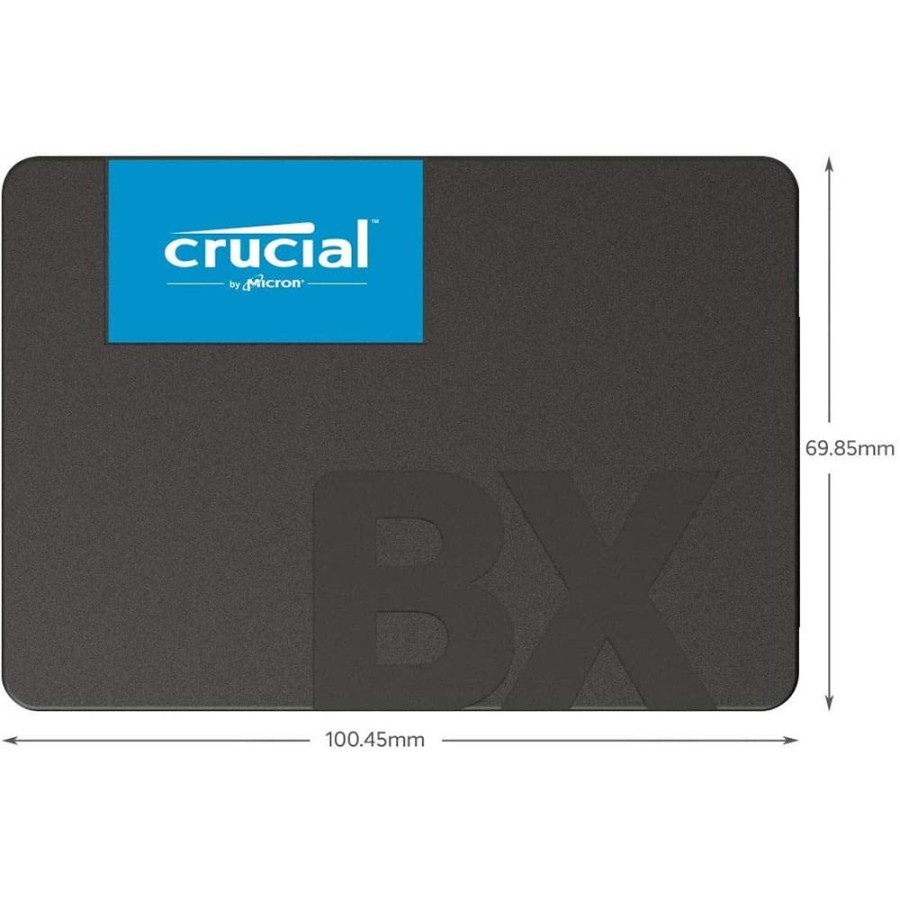 Crucial SATA 2.5 Internal SSD 6GB/s 2TB - BX500 - Black