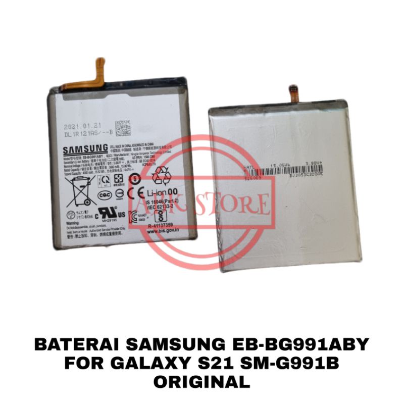 BATRE BATERAI BATTERY SAMSUNG GALAXY S21 SM-G991B EB-BG991ABY ORIGINAL 100%