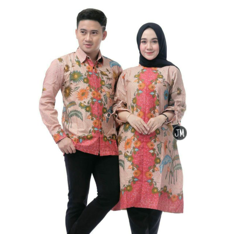 Baju Batik Couple Seragam Kerja Premium