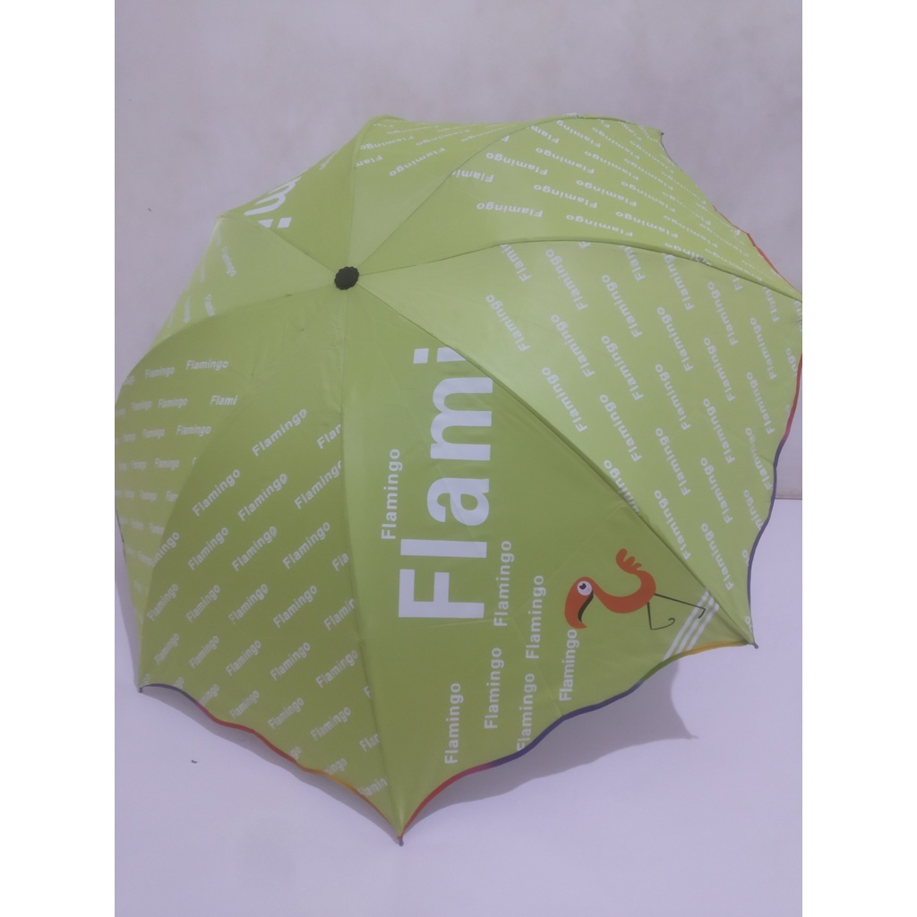 Payung Lipat 3 Motif Karakter FLAMIGO Kuat Kokoh Anti UV Nagoya NF-