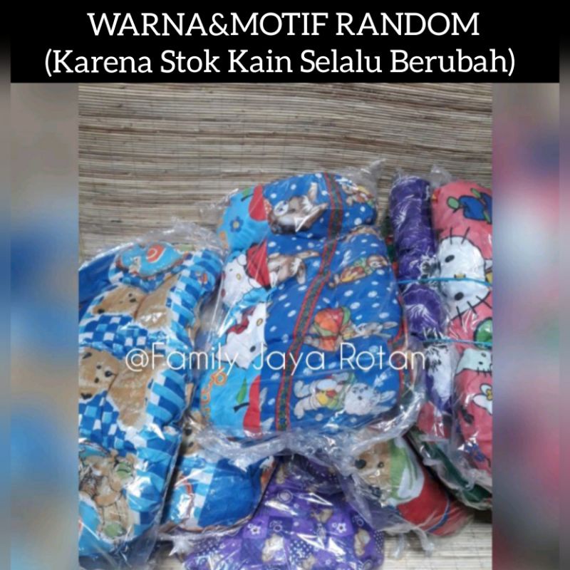 ghk Ayunan bayi goyang rotan model perahu free kasur bayi