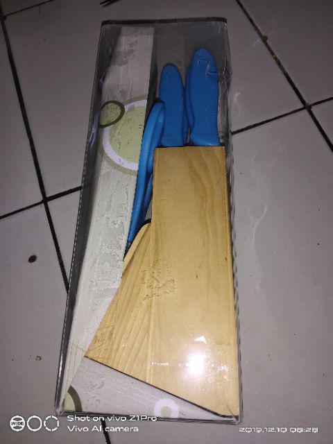 Home-klik Oxone Set Pisau Ox - 961 - 6 Buah - Biru