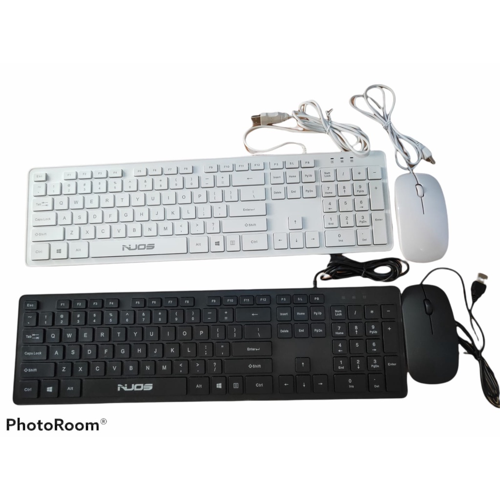 Keyboard Kabel Nuos N6302+ Mouse Kabel/ Paket Combo Keyboard Mouse Kabel