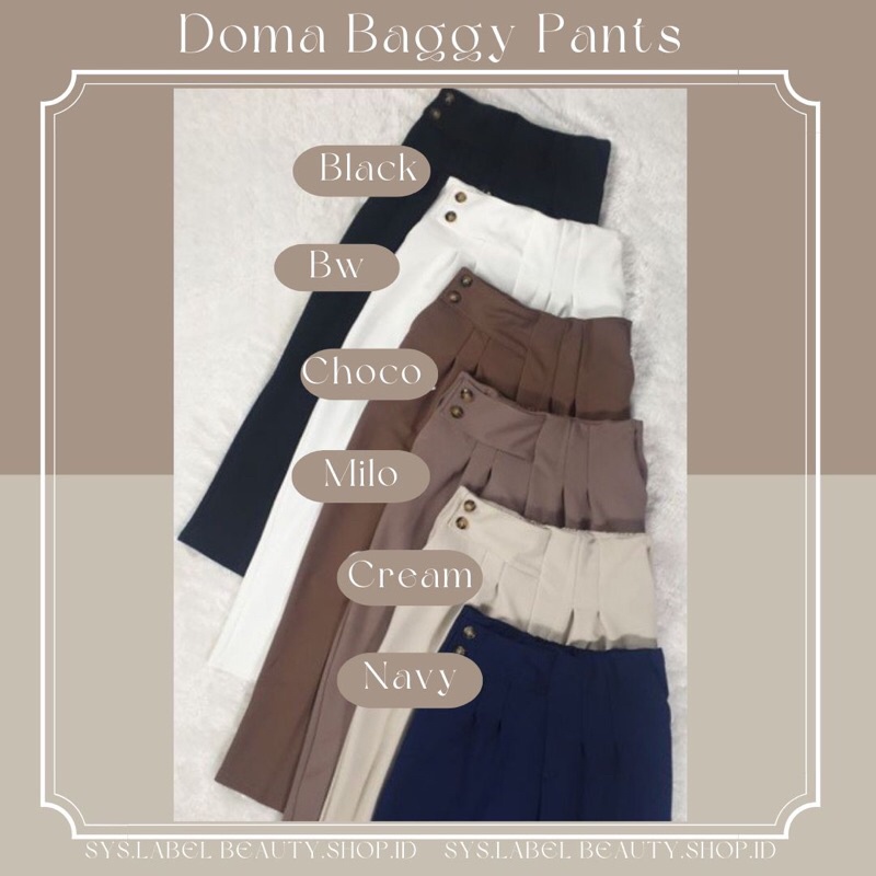 Doma Baggy Pants - Celana Wanita A1