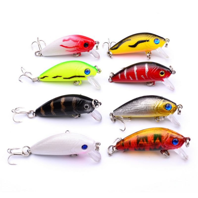 Umpan pancing lure minnow ultralight fishing 5cm 3.6gr import hard bait proberos