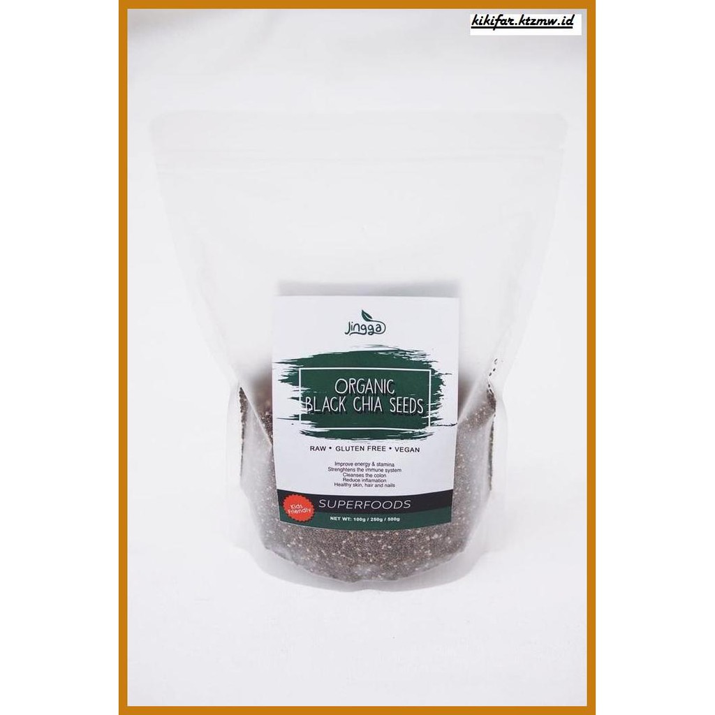 

GNIREKDOOF- BIJI CHIA HITAM / BLACK CHIA SEED MEXICO 250GR MAKANAN DIET -ORIGINAL.