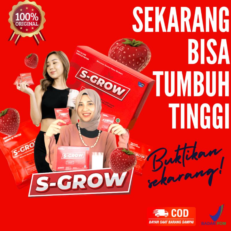 

S-GROW Susu Peninggi Badan High Calcium Terbaik