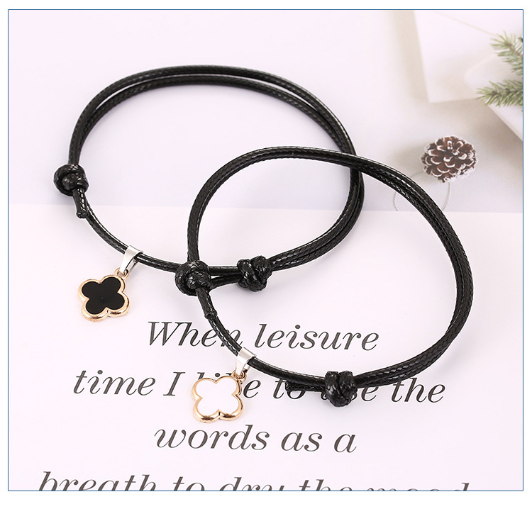 Korea Fashion Friendship Couple Bracelet Jewelry 2 pcs