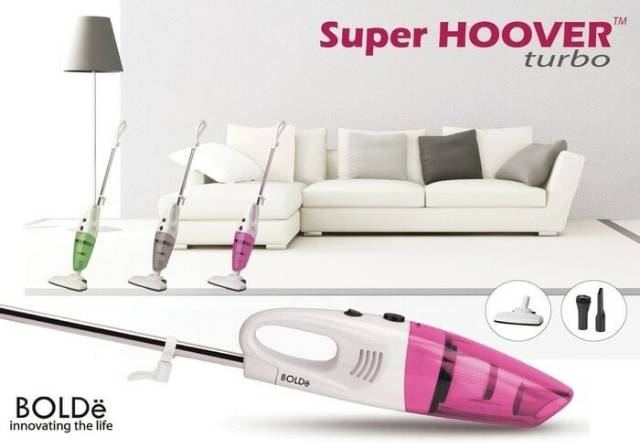 SUPER HOOVER TURBO BOLDE - Vacuum Cleaner 2 In 1 Jinjing + Standing-3
