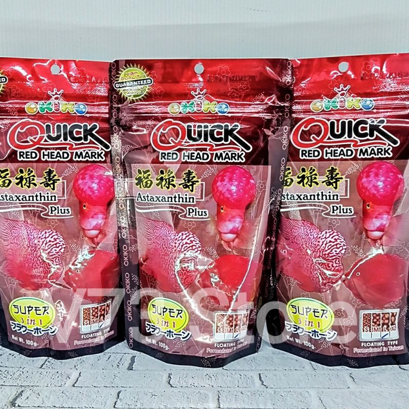 OKIKO PAKET ISI 3 MIX PLATINUM HEAD UP QUICK RED