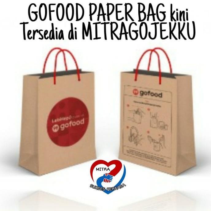 

✨ BISA COD ✨ Paper Bag Gofood Lidyakartika200