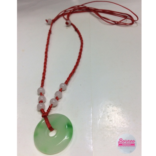 Kalung Liontin Batu Giok