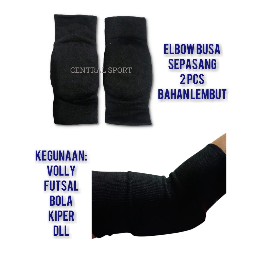 ELBOW Deker Pelindung Siku Busa Sepasang futsal Kiper
