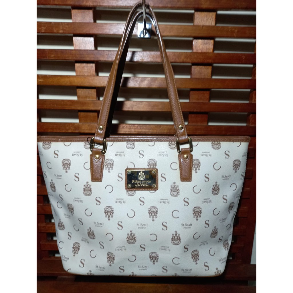 ST Scott London Tote Bag White