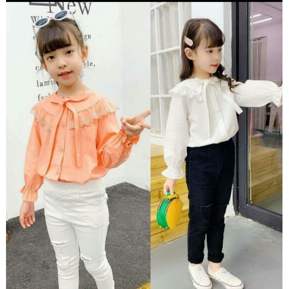 Atasan Anak Perempuan Import Kemeja Anak Perempuan Import