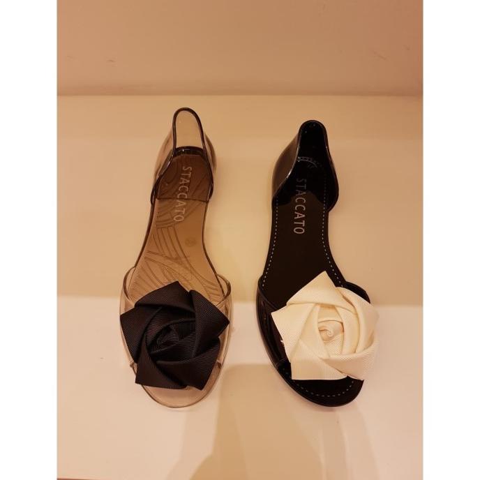 STACCATO Jelly Flower Shoes Kawai Termurah