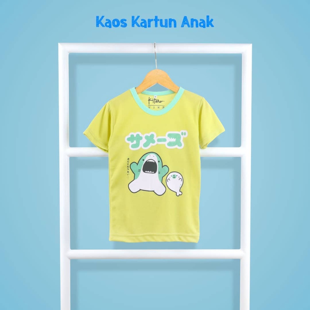 Kaos Anak Laki Laki Perempuan Usia 1 2 3 4 5 6 7 8 Tahun Karakter Anime Kartun Cowok Cewek Cotton Combed 30s Import Murah