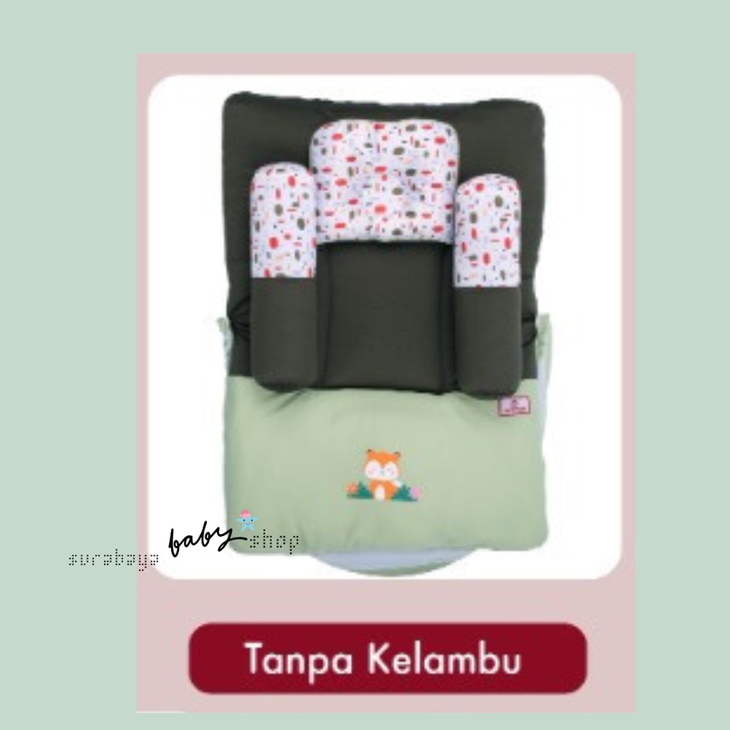 Cintaka Kasur Bayi Dakron Seri Fox + Kelambu Print Aplikasi CBK2843