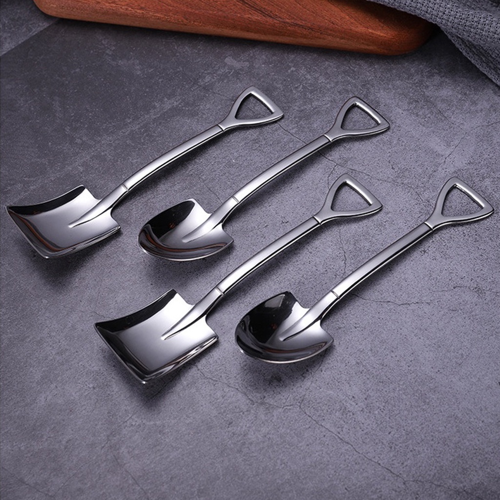 BRGUNIK Sendok Dessert Model Sekop Bahan Stainless R754