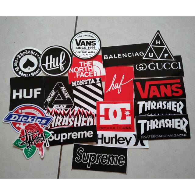 

Paket Sticker Distro Clothing Brand Streetwear Termurah