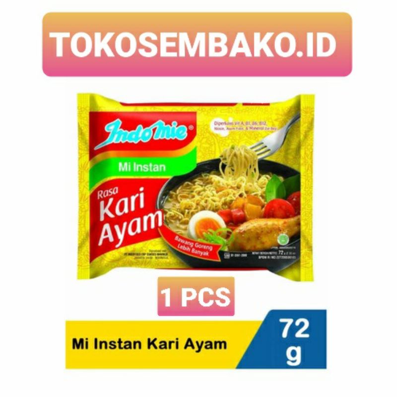 

Mie Indomie Kari Ayam 1 Pcs