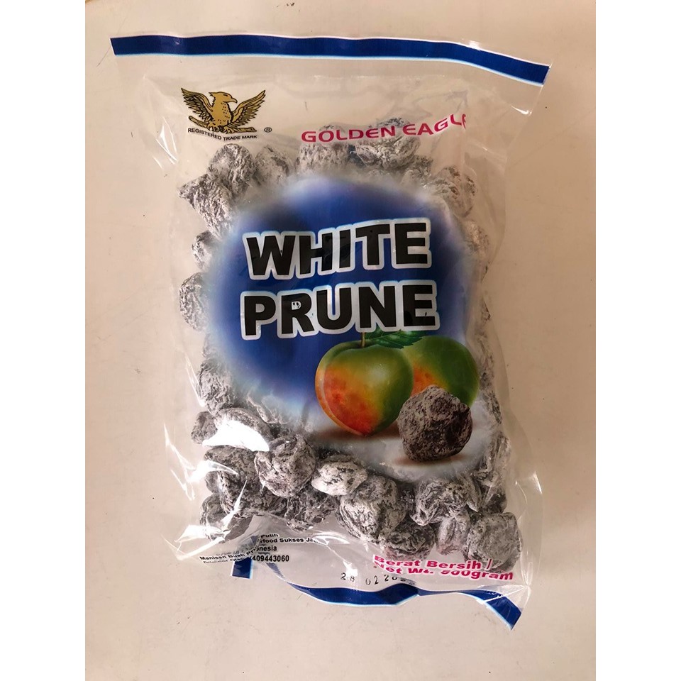 Golden eagle White Prune / Manisan Buah Prune Putih/ Prune candy 500gr