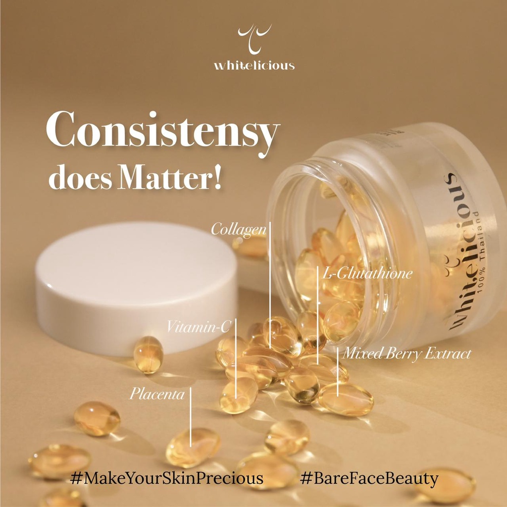 Whitelicious Beyond Whitening Gluta | PEMUTIH KULIT PERMANEN GLUTA COLLAGEN