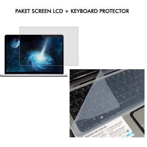 PAKET PELINDUNG SCREEN LCD KEYBOARD PROTECTOR 11 / 14 / 15 INCH LAPTOP NOTEBOOK ANTI GORES